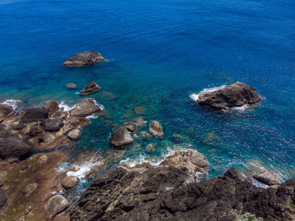 Clear ocean on Lanyu Island, Orchid Island, Taiwan