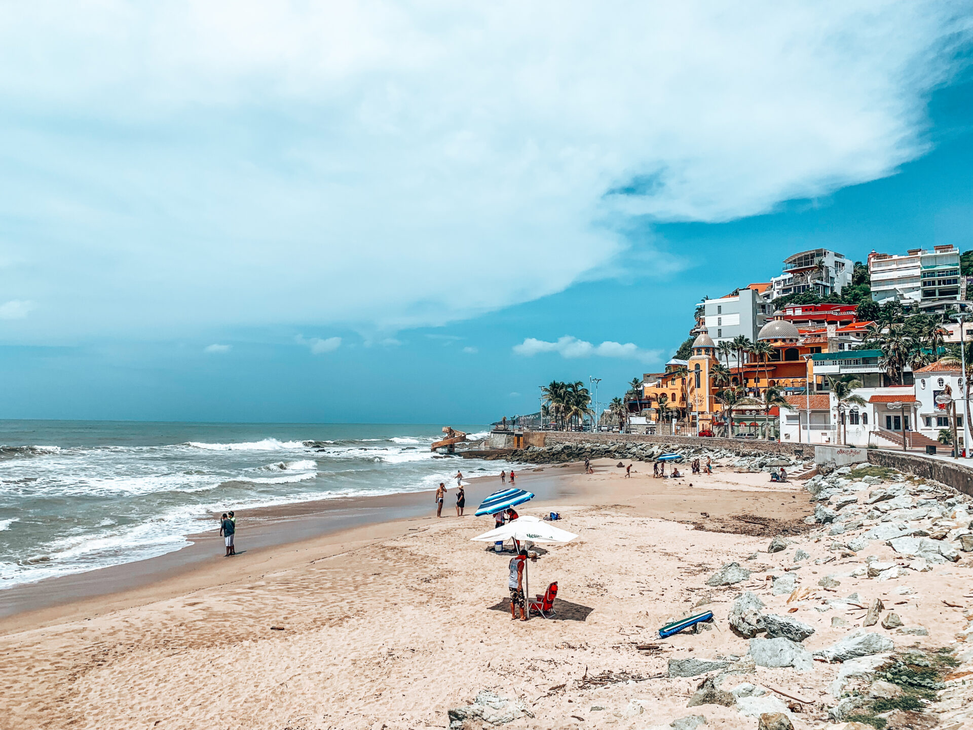 Beach day in Mazatlan, Mexico