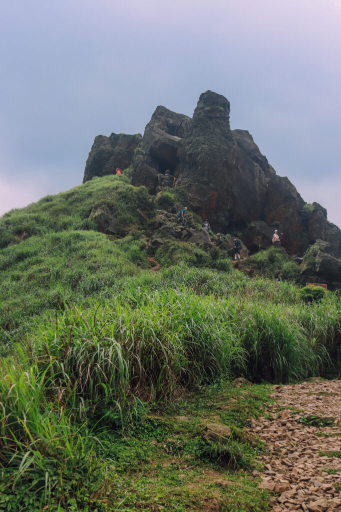 The Teapot Rock on the Teapot Mountain Hike in Northeast Taiwan