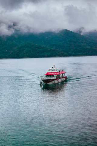 Boat in Sun Moon Lake, Taiwan