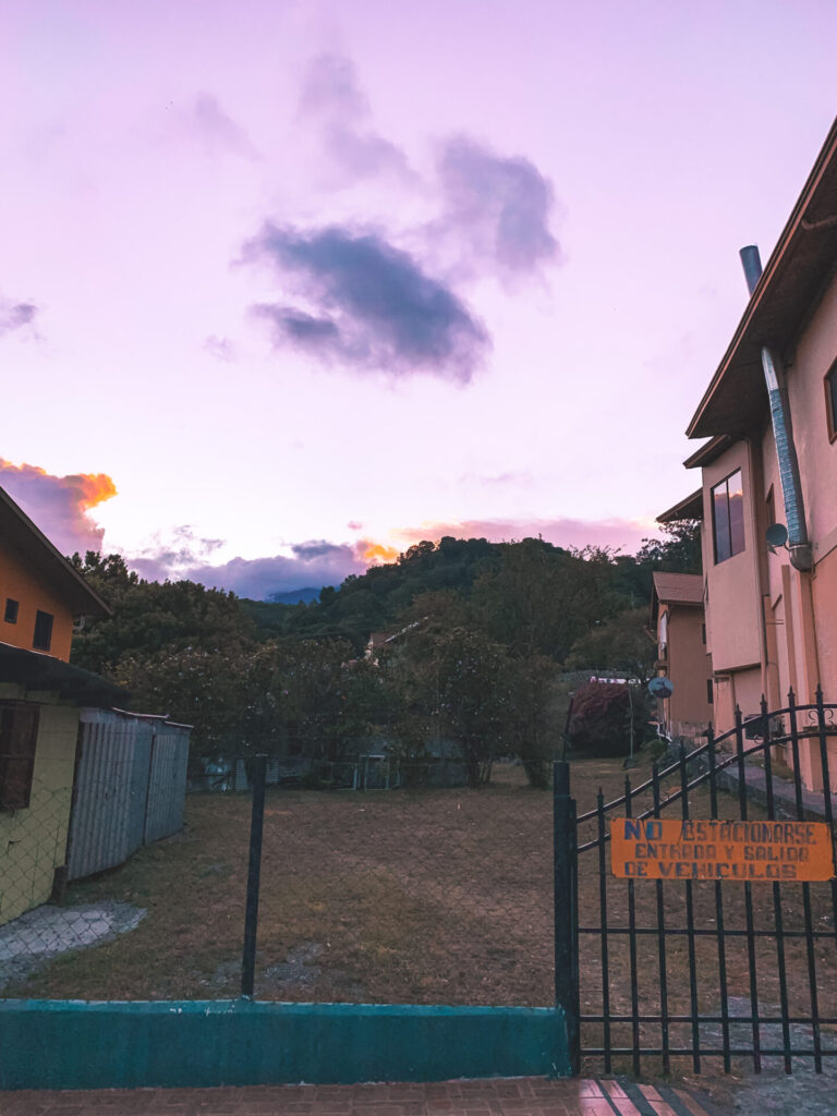 Sunset in Boquete, Panama