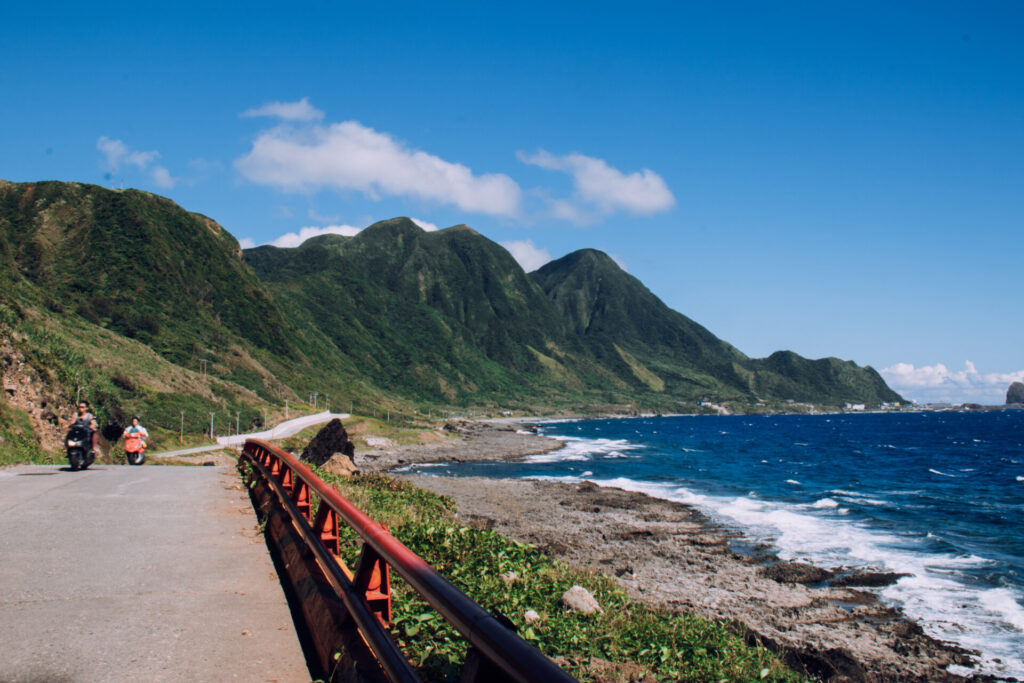 Coastal road on Lanyu Island, Orchid Island, Taiwan