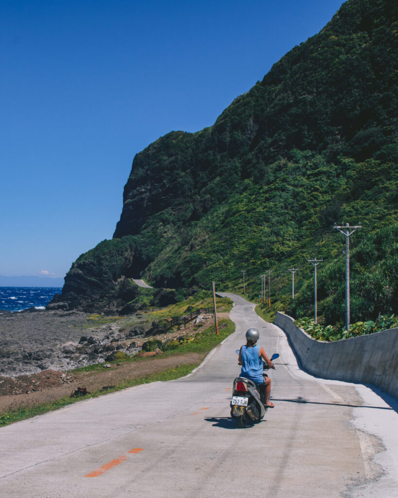 Scootering on Lanyu Island, Orchid Island, Taiwan