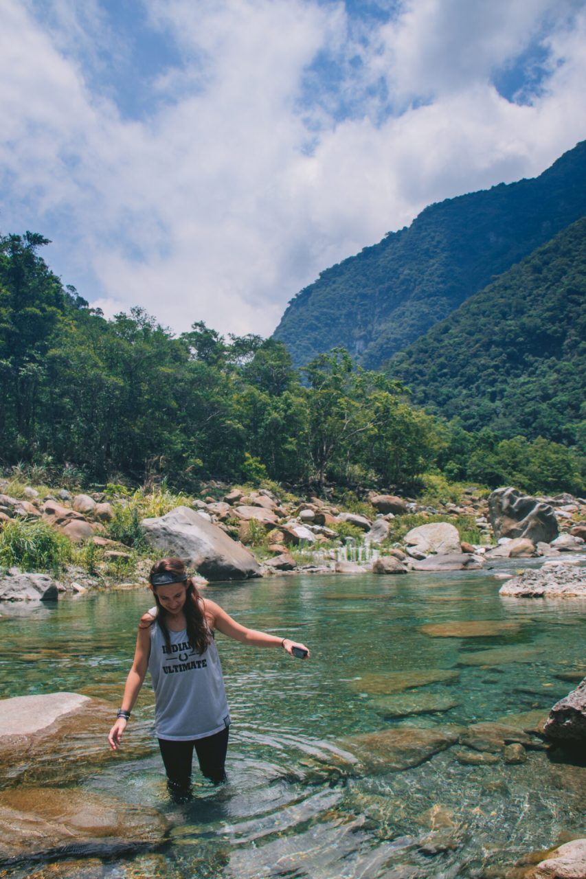 Wini in Taroko Gorge, in Taroko National Park, Hualien, Taiwan