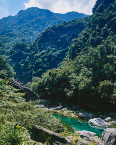 Taroko Gorge, in Taroko National Park, Hualien, Taiwan