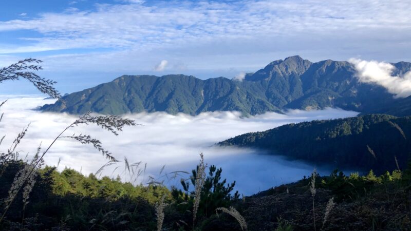 Hehuan Shan Mountain in Taiwan