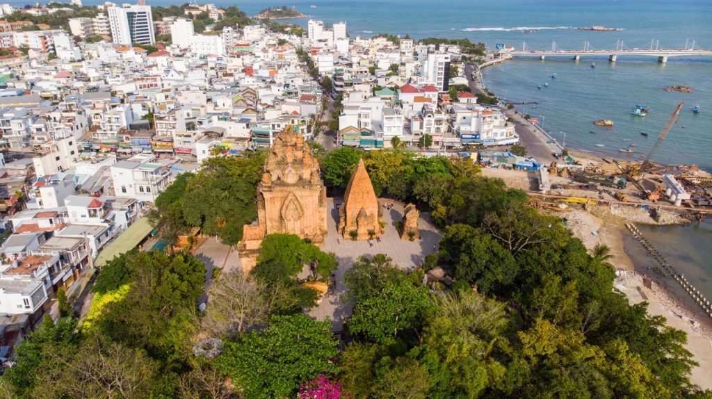 Po Nagar Temple, Na Trang, Vietnam Drone