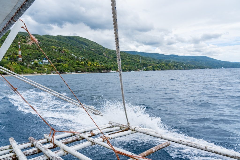 Boat trip from Oslob to Sumilon Island, Philippines