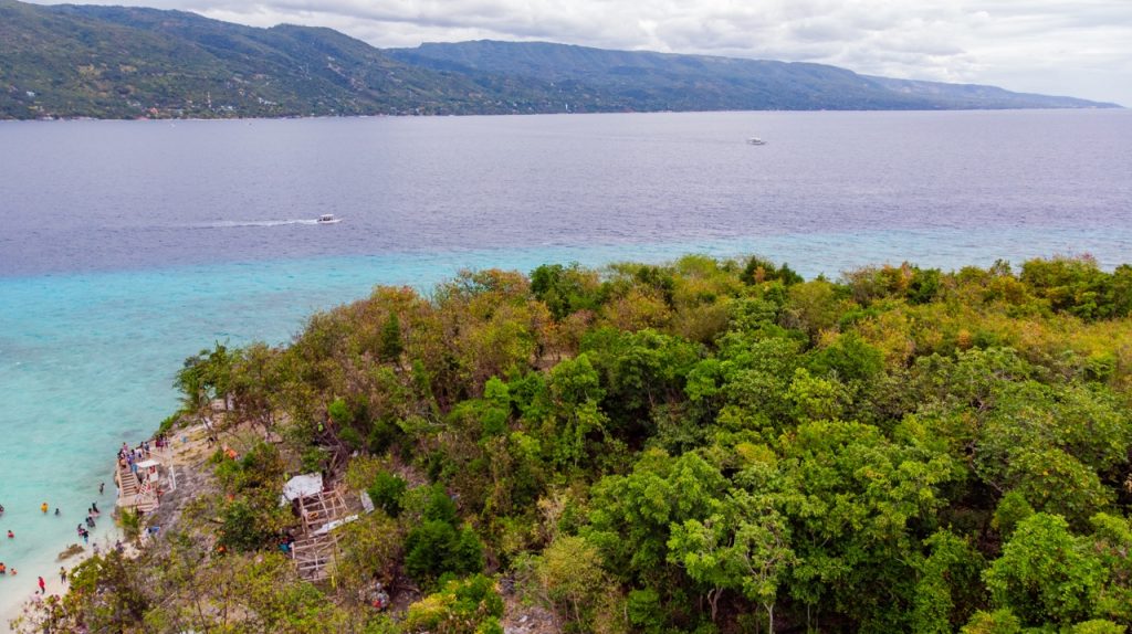 Sumilon Island Aerial View Drone