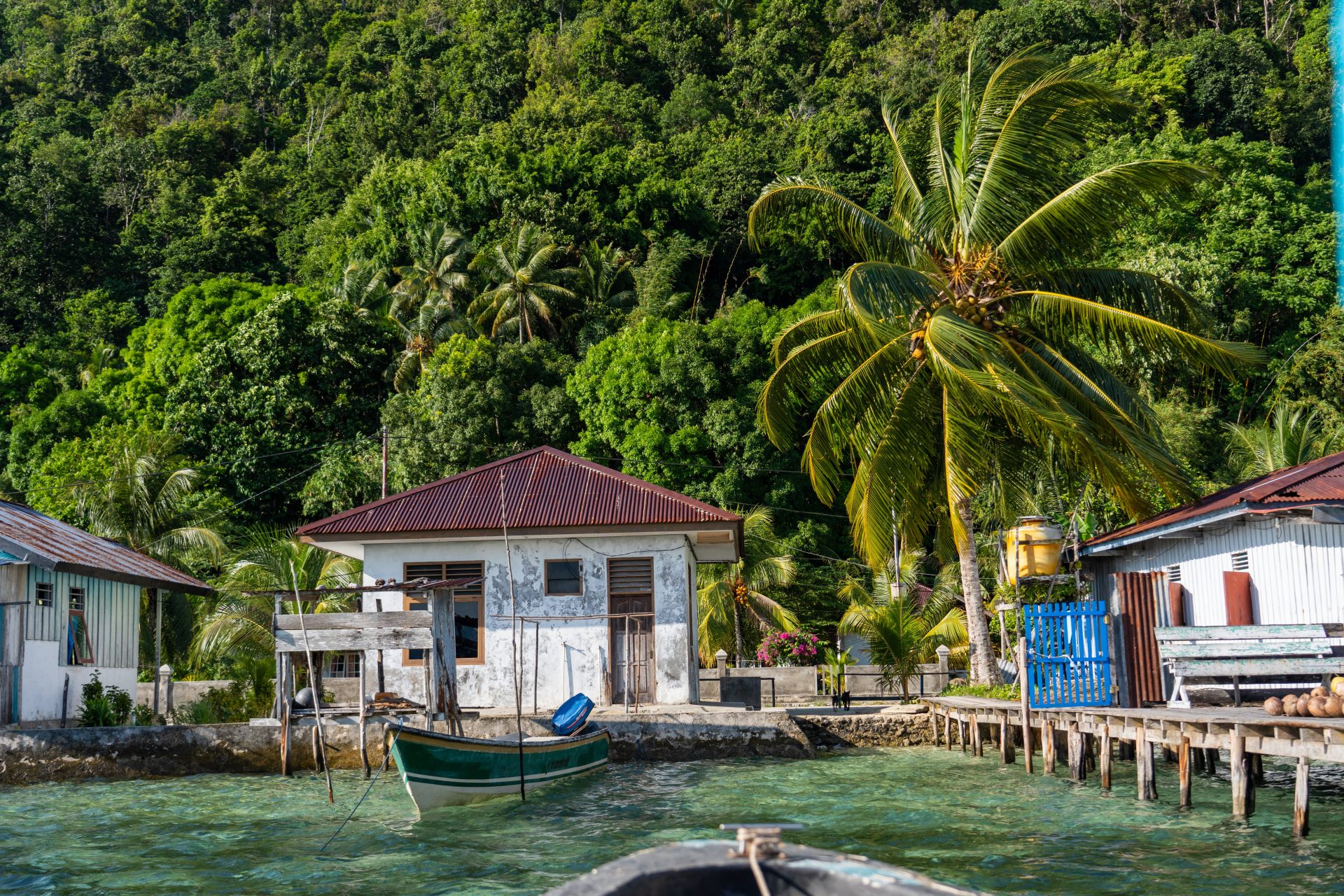 Fishing village in Raja Ampat, Indonesia