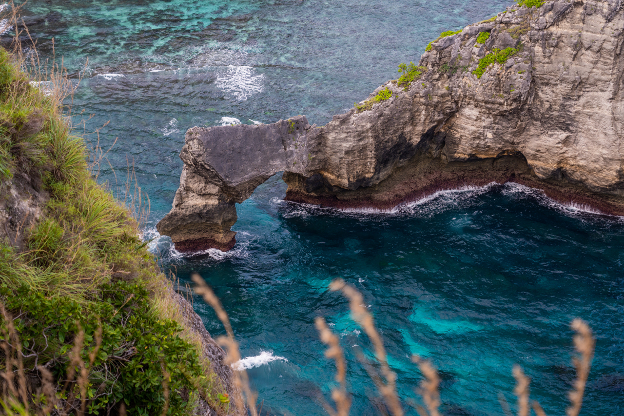 Diamond Beach, Nusa Penida arch and turquoise waters