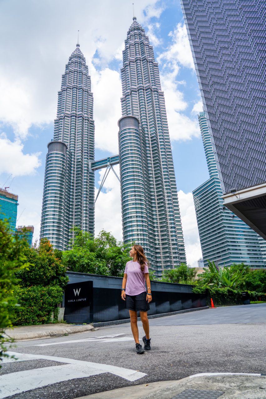 Petronas Twin Towers in Kuala Lumpur Malaysia.