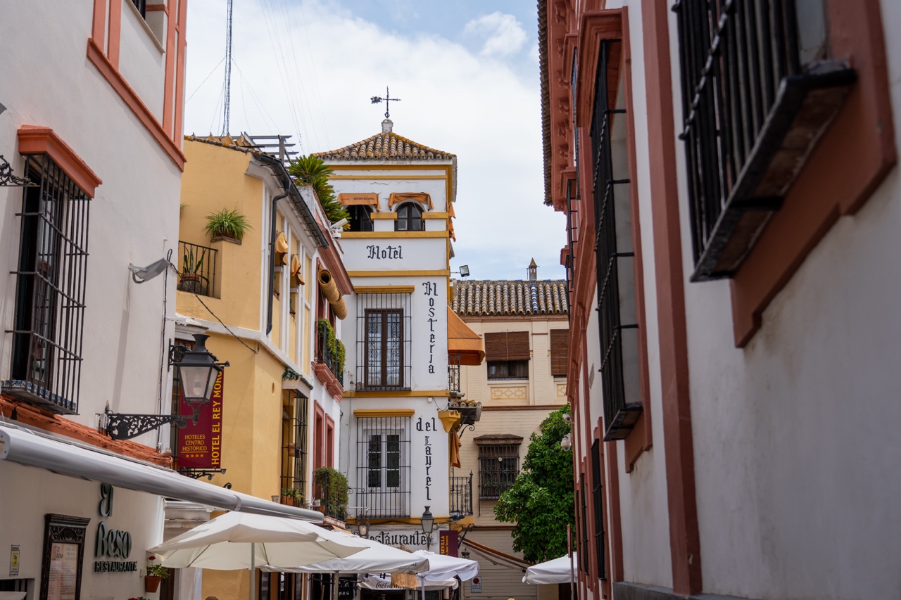 Street in Old Town Seville, Spain