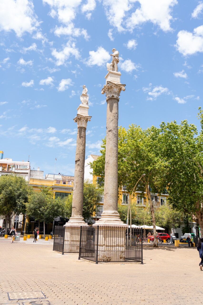 Alameda de Hercules park in Seville, Spain
