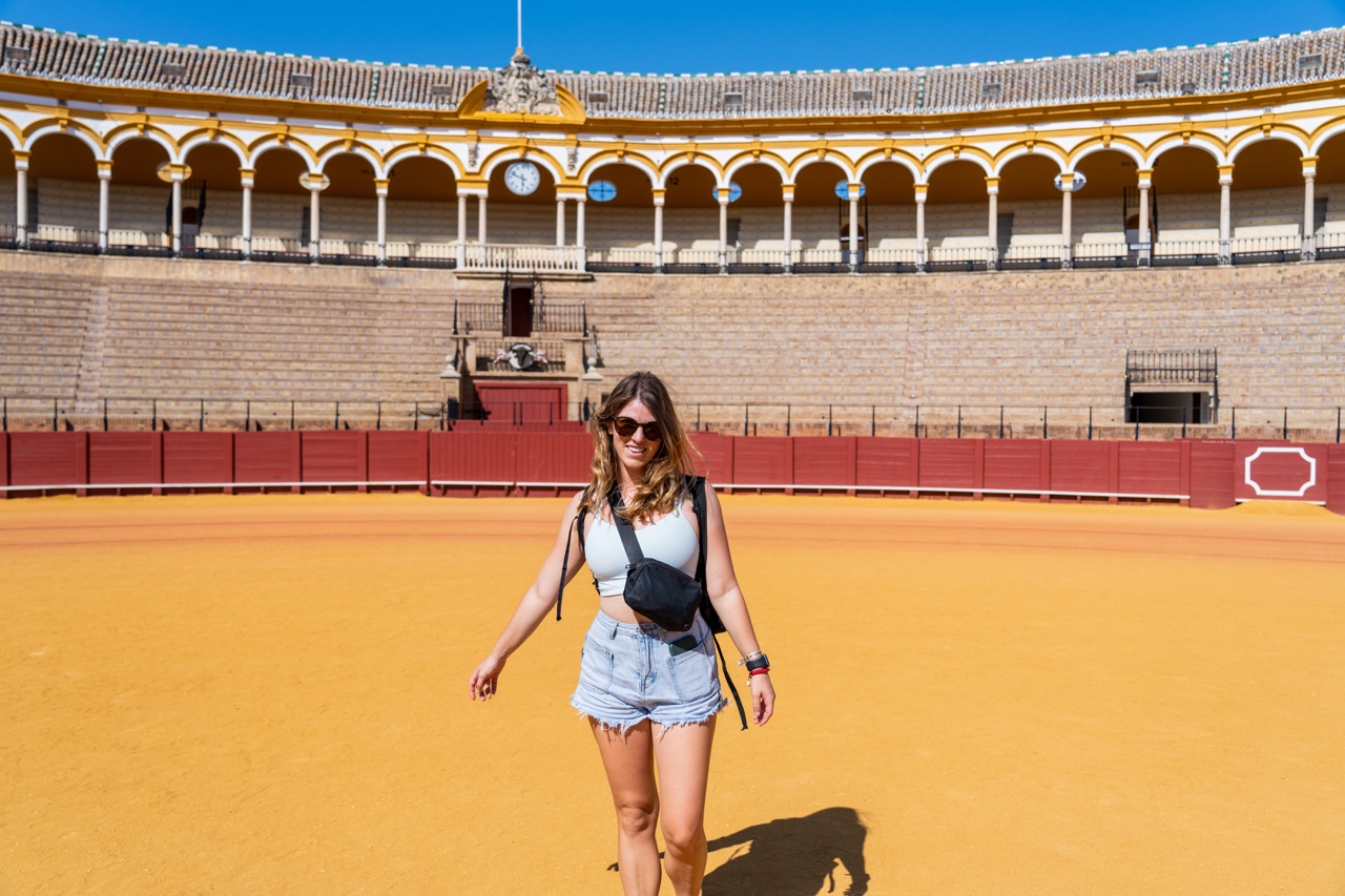 Spanish Bullfighting plaza de toros bullring arena seville, spain