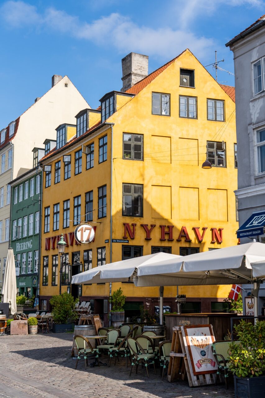 Colorful Nyhavn Storefronts, Copenhagen, Denmark