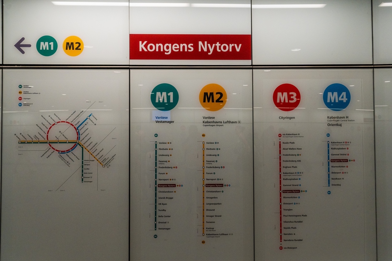 Kongens Nytorv Copenhagen Metro Lines
