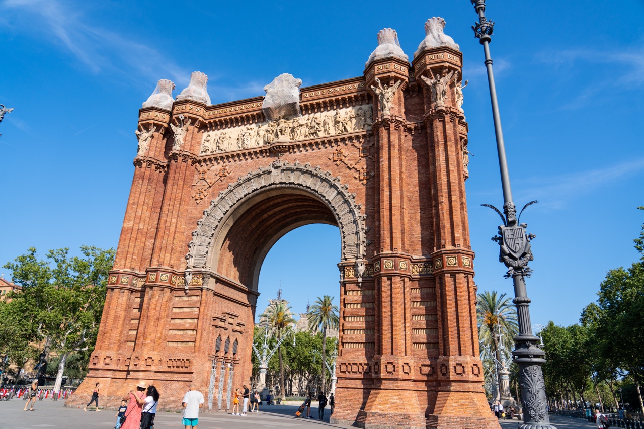 Arc de Triomf in Barcelona, Spain