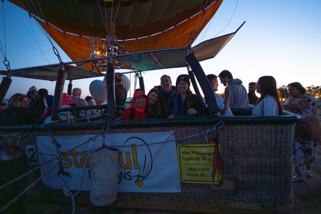 Hot air balloon ride Cappadocia, Turkey tour