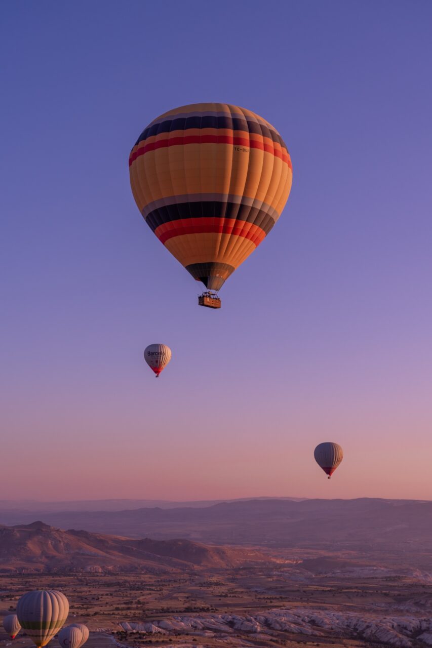 sunrise summer Hot Air Balloon ride Cappadocia, Turkey tour