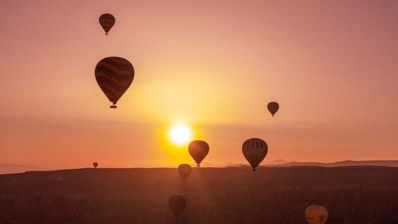 hot air balloon in cappadocia