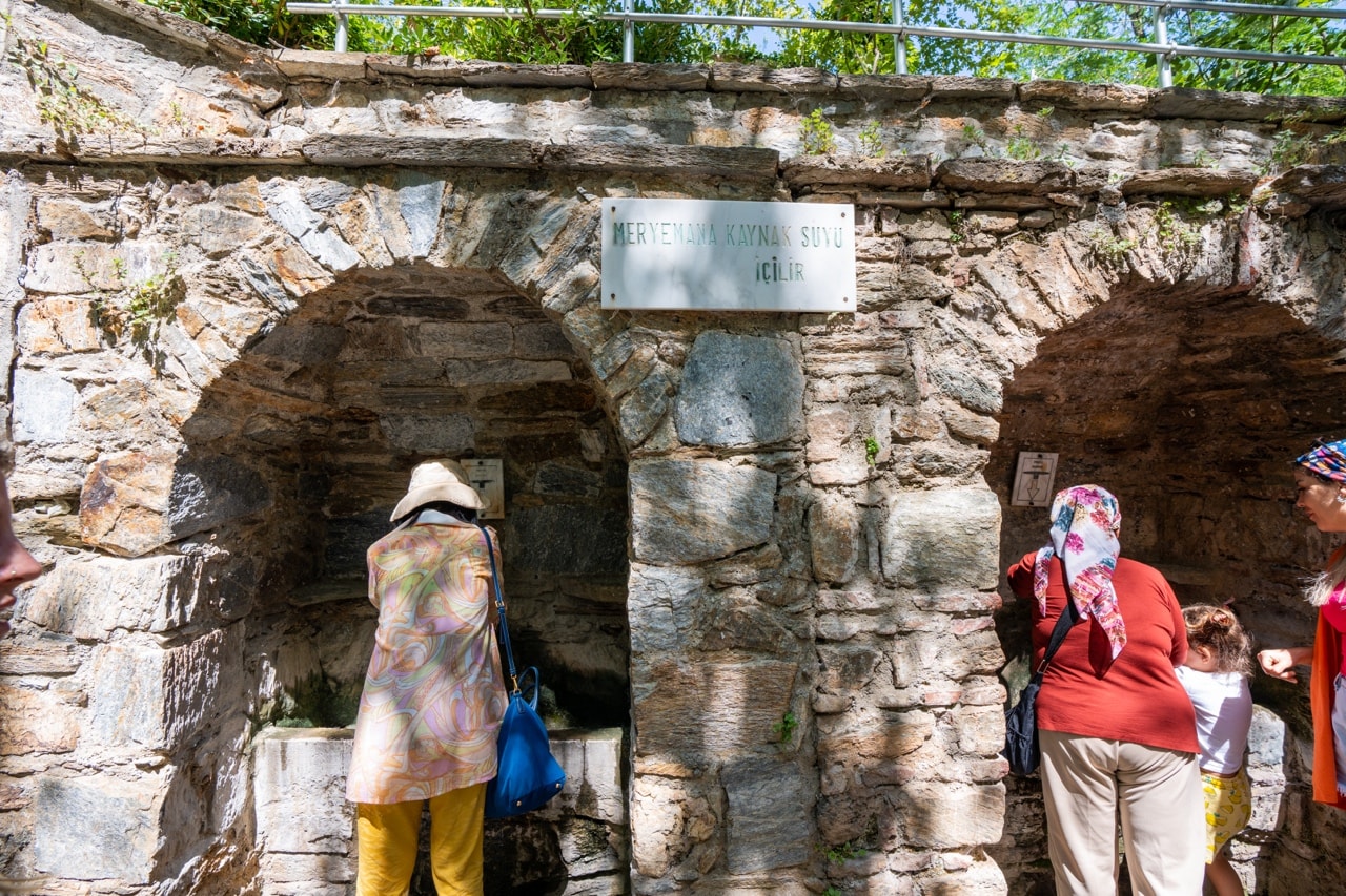 House of the Virgin Mary ephesus turkey holy water