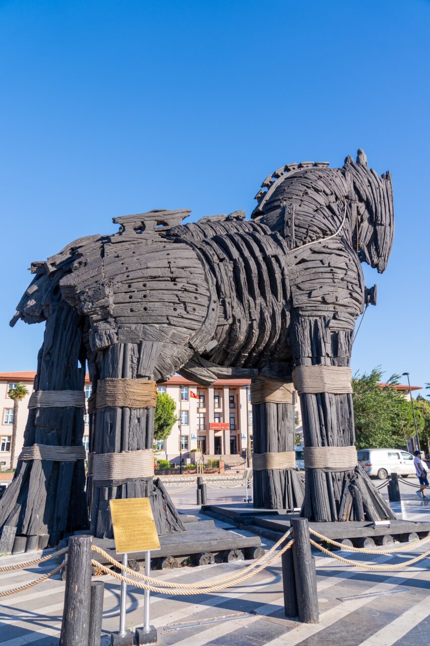trojan horse replica trojan war movie canakkale