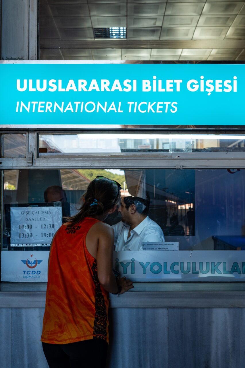 istanbul train station turkey to bulgaria international kiosk