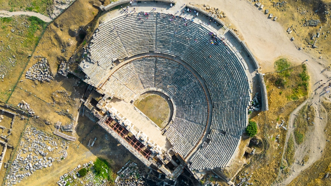 hierapolis ampitheatre arena turkey tour pamukkale