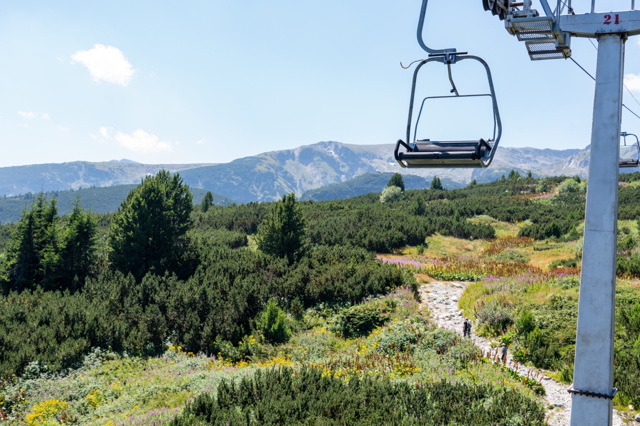 seven rila hike sofia bulgaria chairlift views