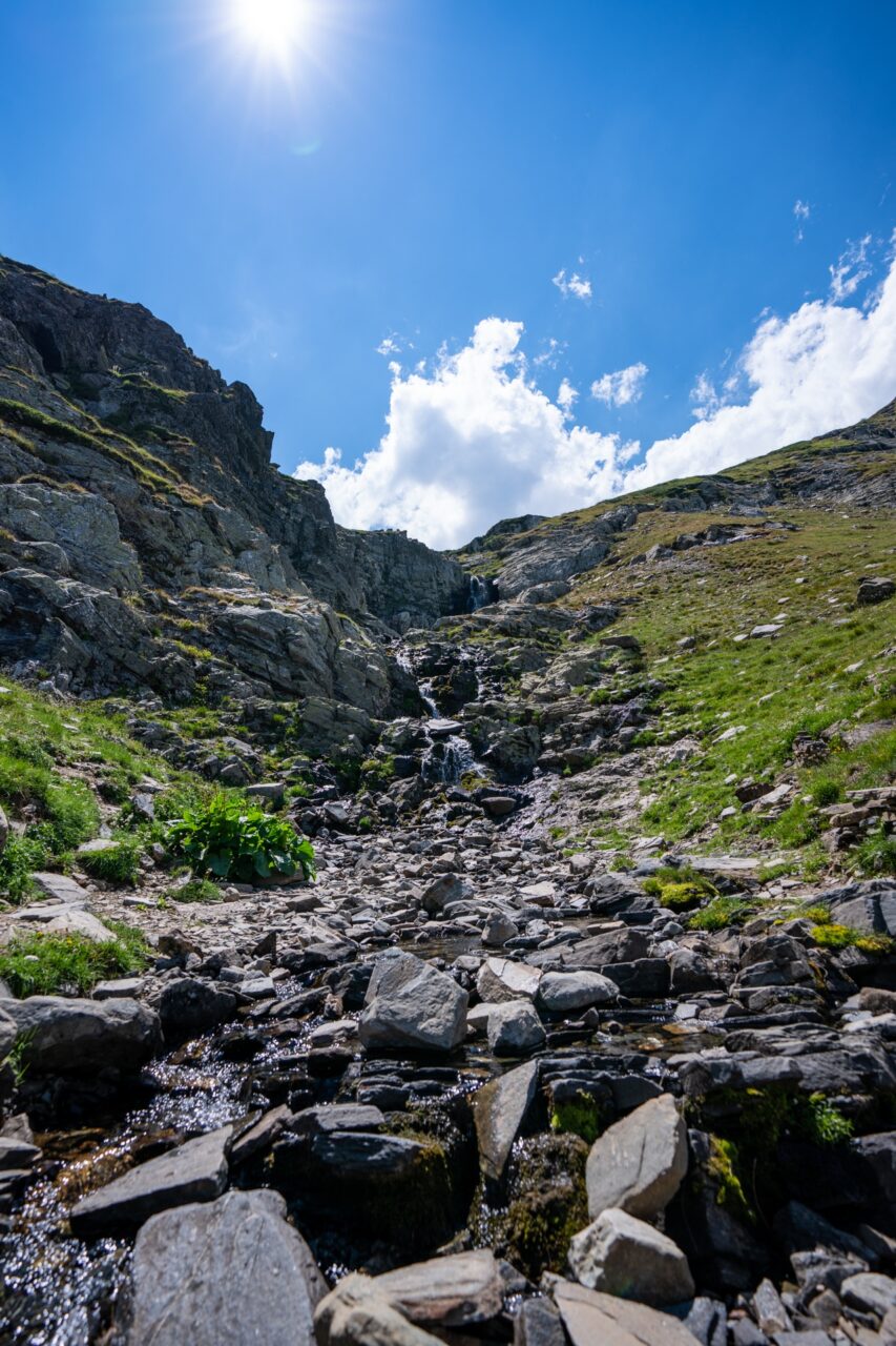 waterfall Seven Rila Lakes Hike, Sofia Bulgaria