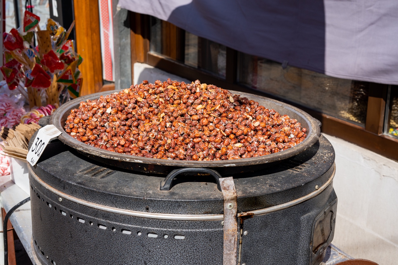 north macedonia roasted nuts old bazaar