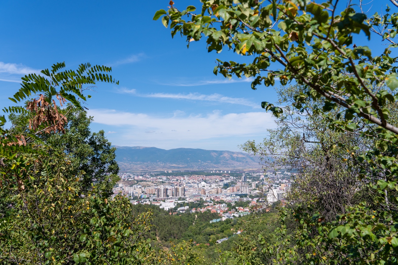 mount vodno hike view of skopje n macedonia