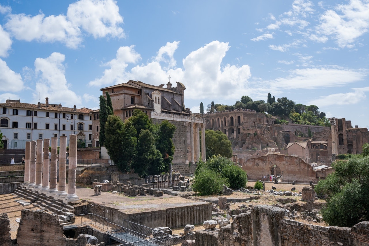 ruins in rome italy