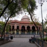 mexico city Alameda Park Morisco Kiosk (Moorish Kiosk)