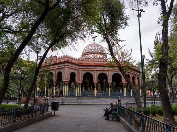 mexico city Alameda Park Morisco Kiosk (Moorish Kiosk)