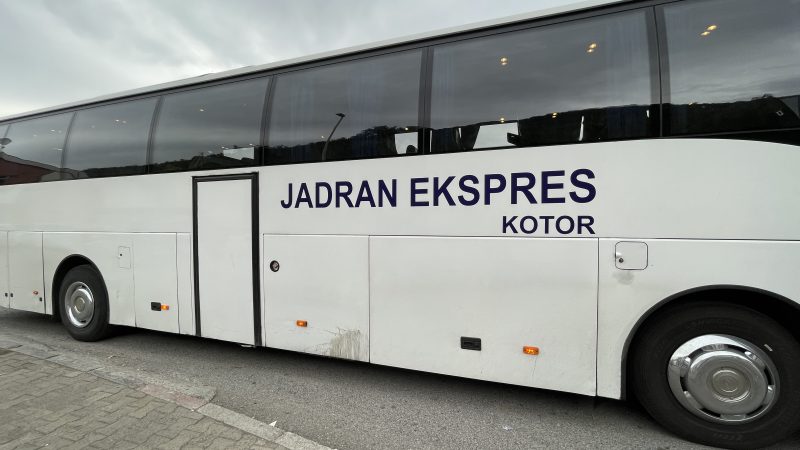 tirana to tivat bus