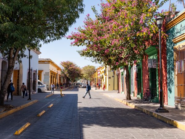 Oaxaca City, Mexico street