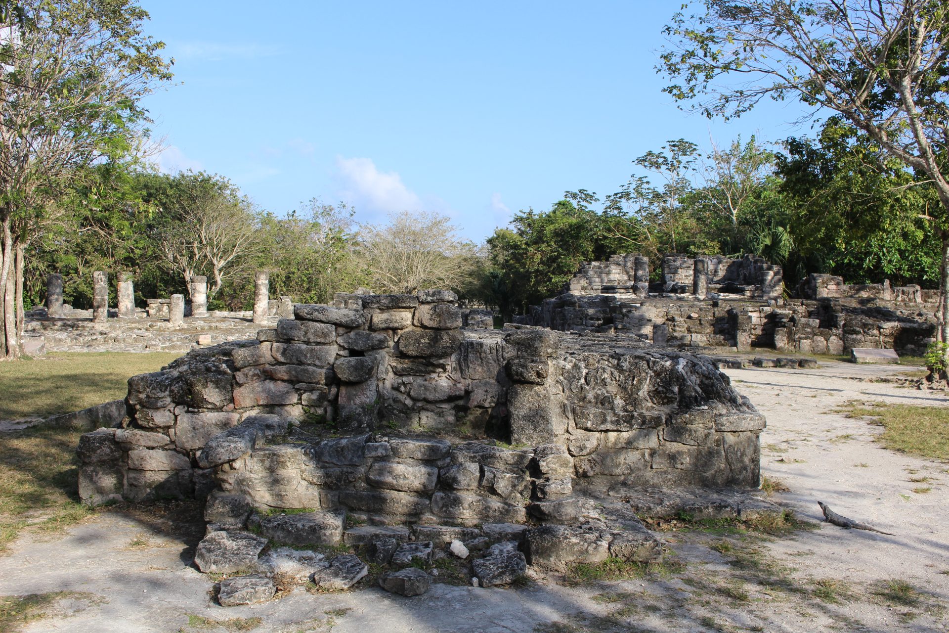 San Gervasio Altar Archaelogical Site Cozumel Mexico