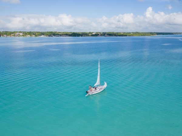 bacalar sailing pirate waters pirate lagoon mexico