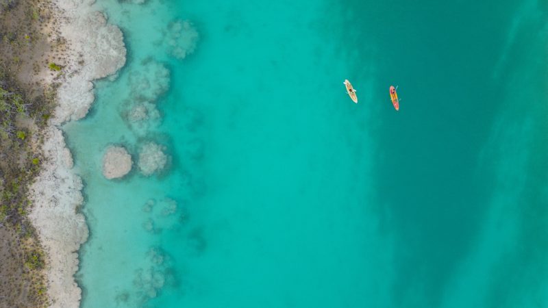 los rapidos kayaks bacalar mexico stromatolites