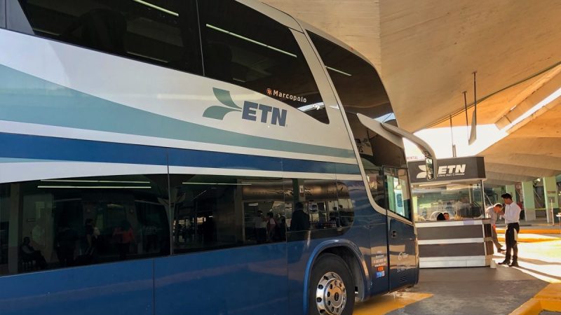 GUADALAJARA TO MEXICO CITY OVERNIGHT BUS WITH ETN